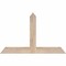 Ekena Millwork Portland Smooth Timber Gable Bracket, Douglas Fir, 36"W x 23"H x 1 1/2"D x 3 1/2"F, 15/12 Pitch GBW036X23X0204POR00SDF - alternate 1